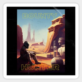 Bounty Hunter at Rest Magnet